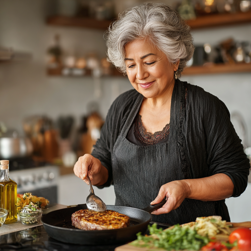 Alimentos nutritivos especialmente seleccionados para adultos mayores